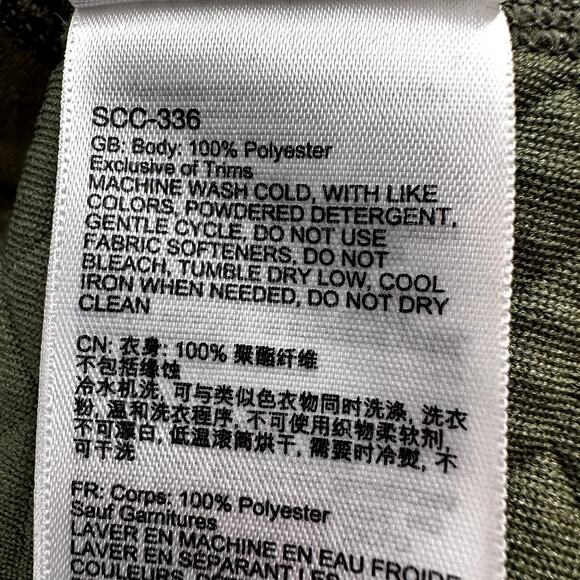 Marmot Annie Sweatshirt Quilted Cowl Neck Pockets Activewear Pullover Green S - Picture 5 of 7